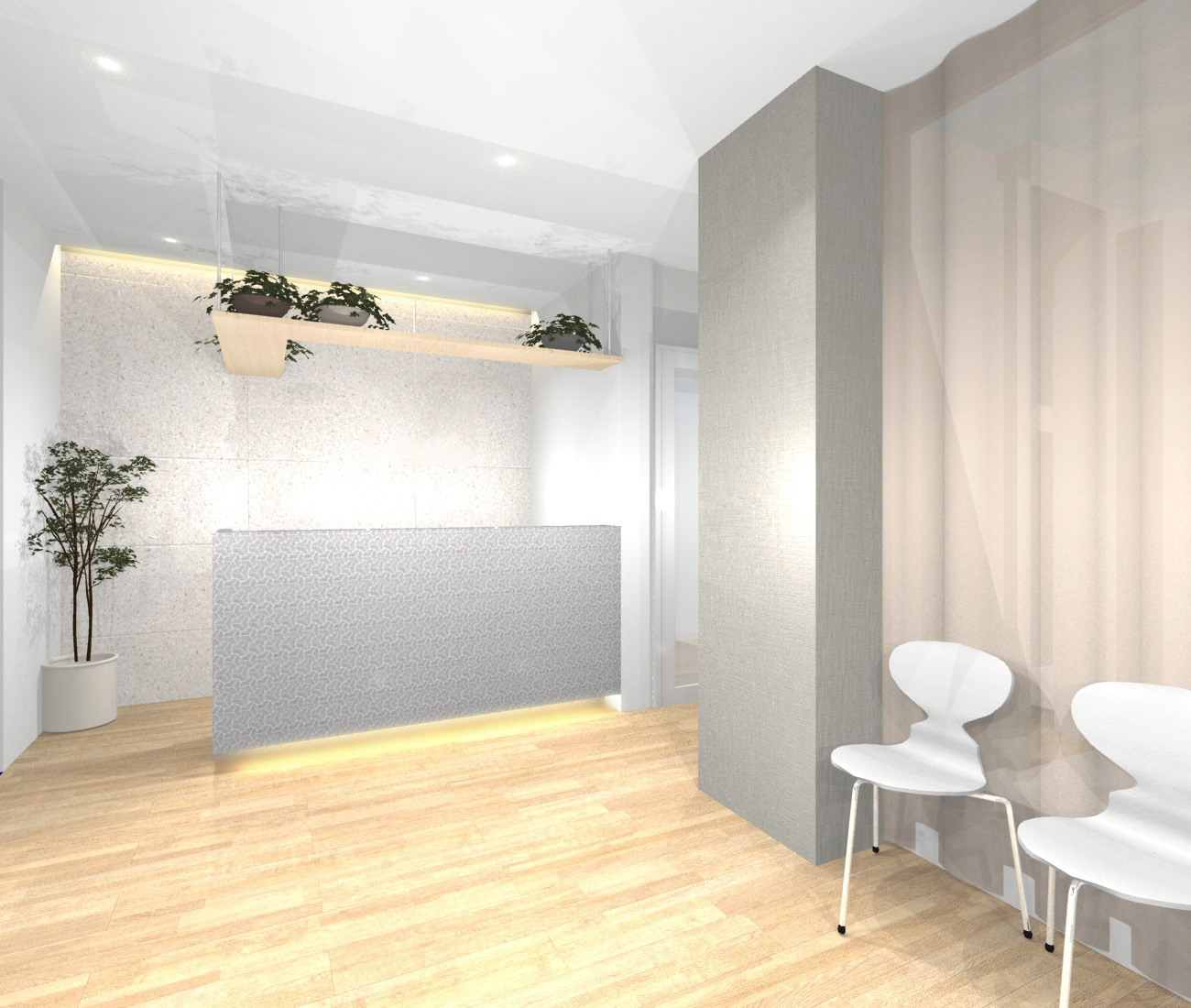 外苑前（東京）の歯医者、Angel矯正歯科・歯科口腔外科のプライバシー設計