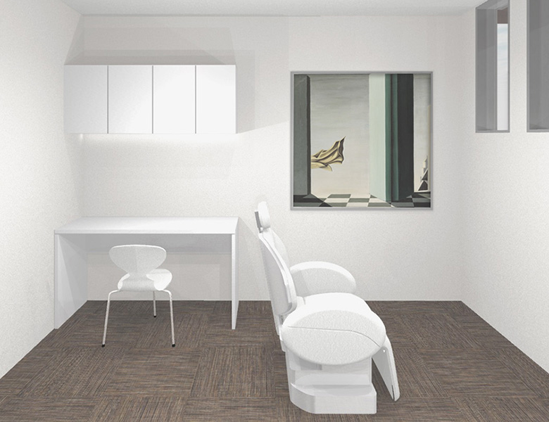 外苑前（東京）の歯医者、Angel矯正歯科・歯科口腔外科のプライバシー設計